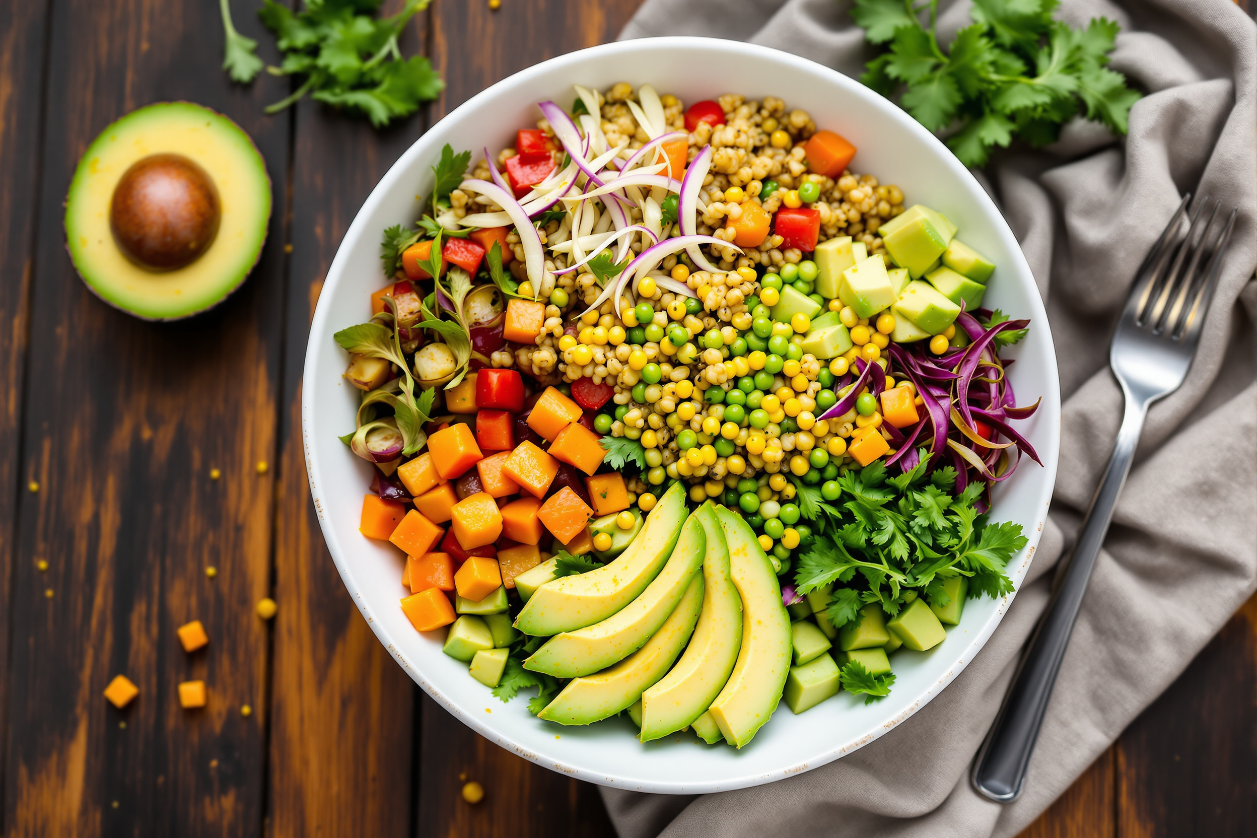 Buddha bowl sain et coloré